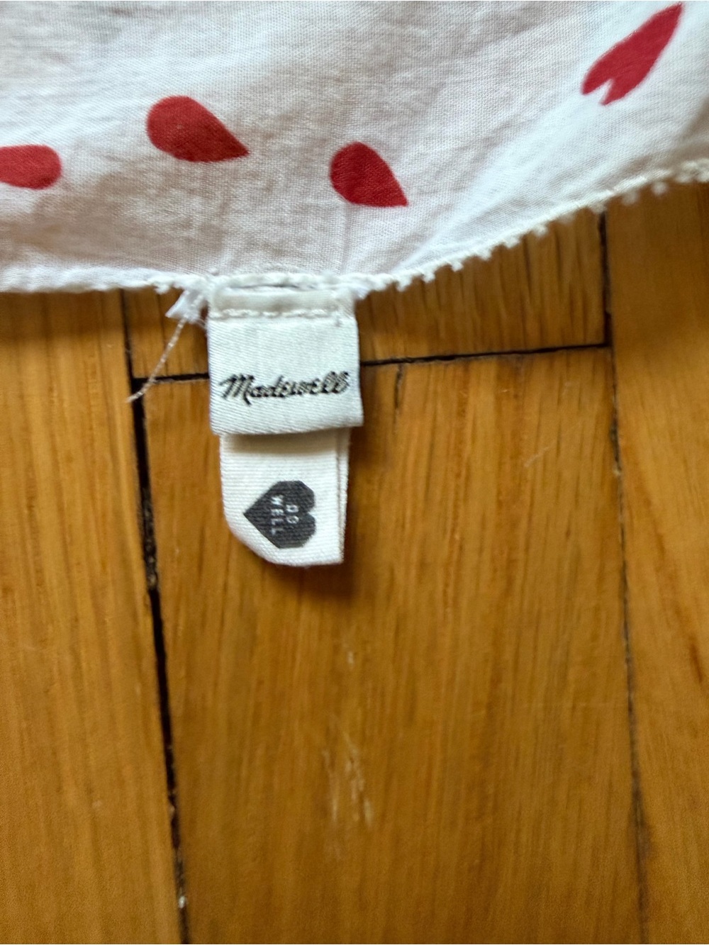 Madewell Cotton Heart Scarf - Picture 4 of 6